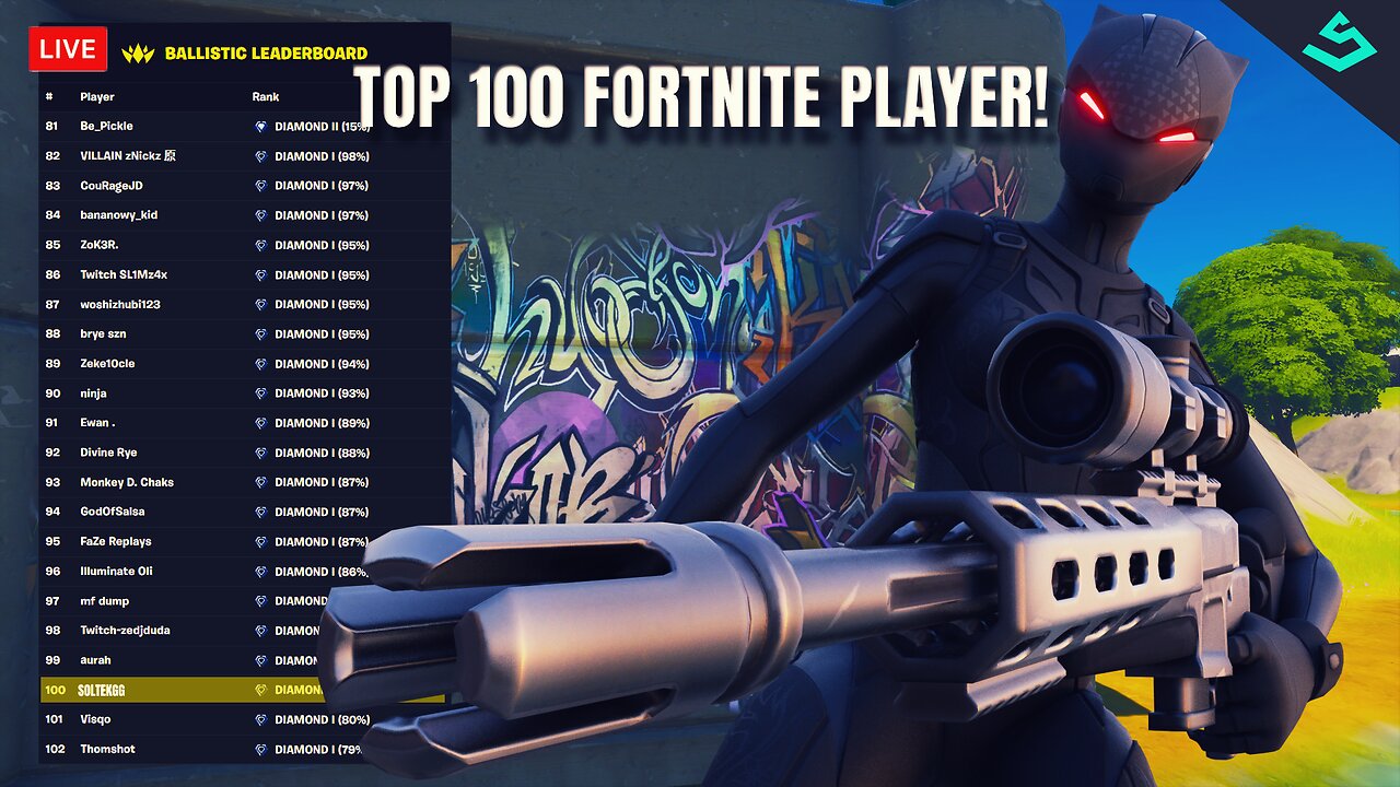 Top 100 Fortnite Player - Ballistic