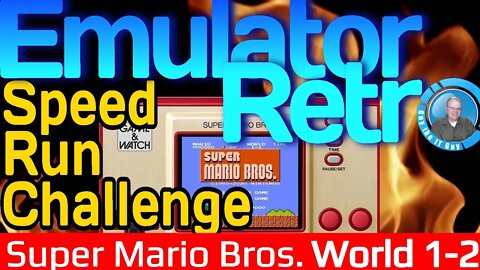 Super Mario Bros. Game and Watch World 1-2 Speed Run Fail attempt 1