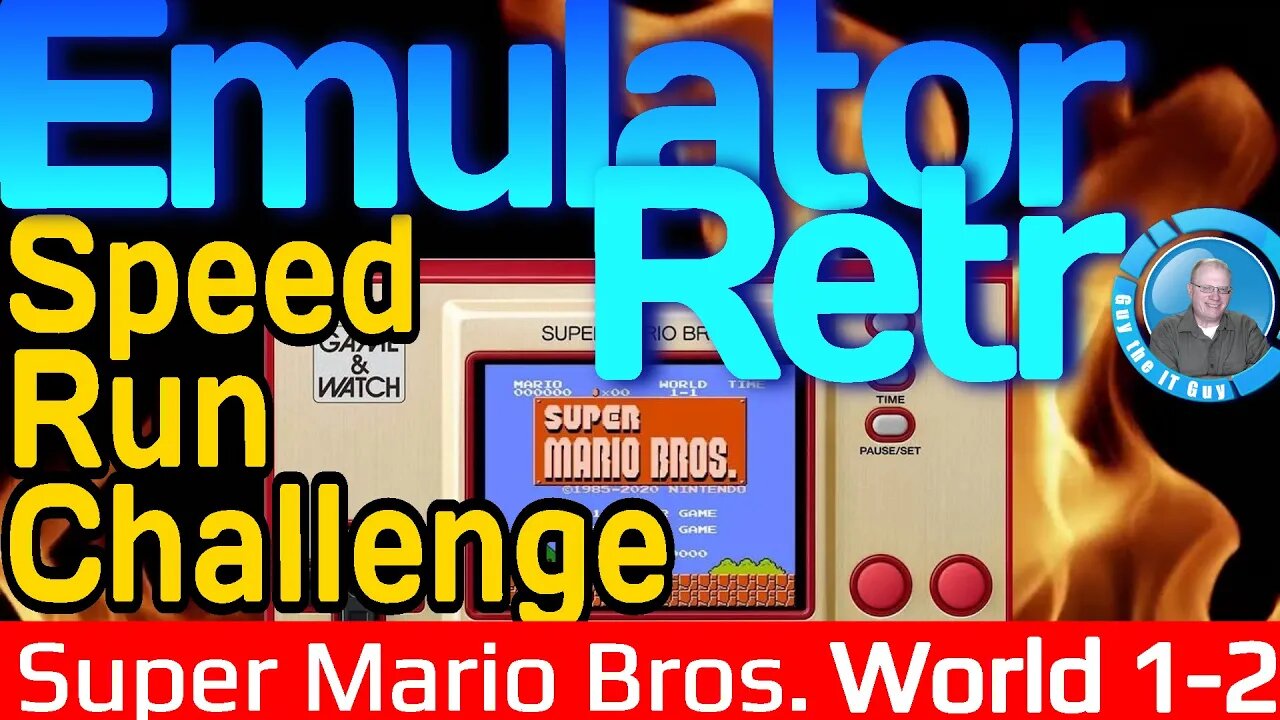 Super Mario Bros. Game and Watch World 1-2 Speed Run Fail attempt 1