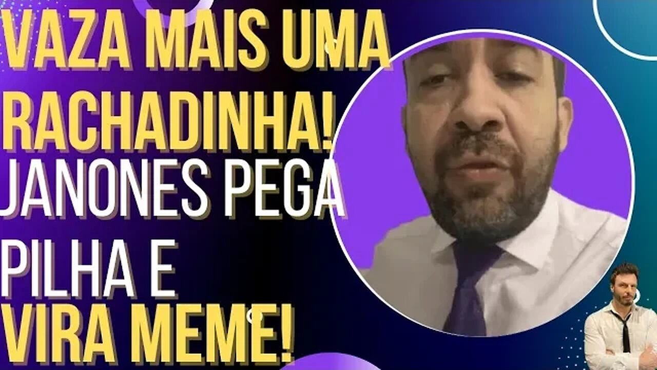 URGENTE: vaza MAIS UMA rachadinha, Janones surta e vira meme!