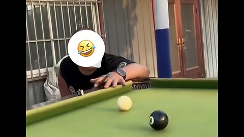 "Cue the Laughter: Hilarious Billiards Rumble Video"