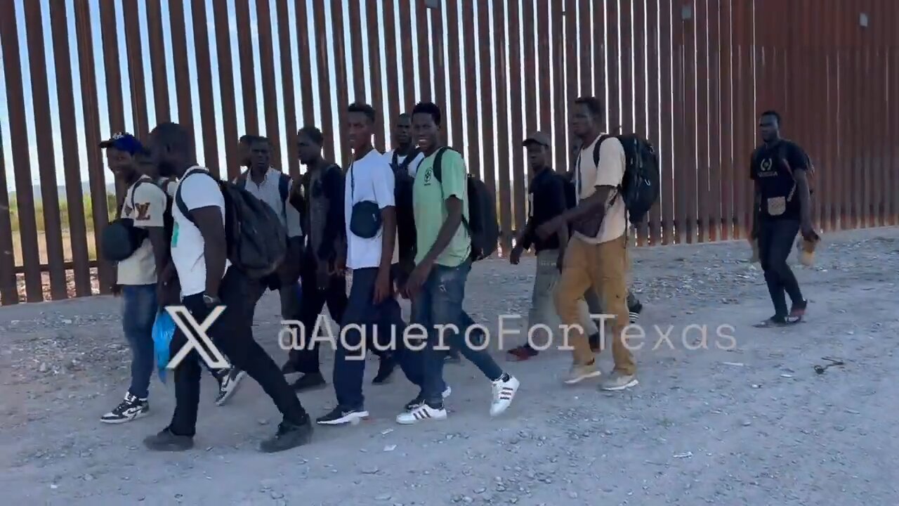 Endless stream of illegal invaders arriving, coming to a city near you.