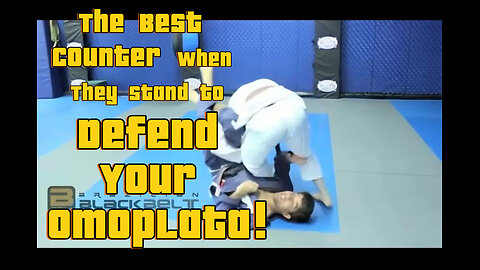 The Best Counter When They Stand to Defend Your Omoplata!
