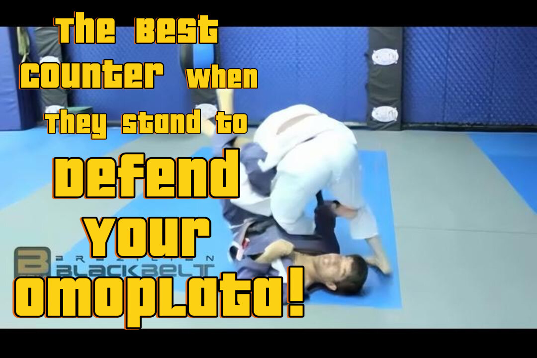 The Best Counter When They Stand to Defend Your Omoplata!