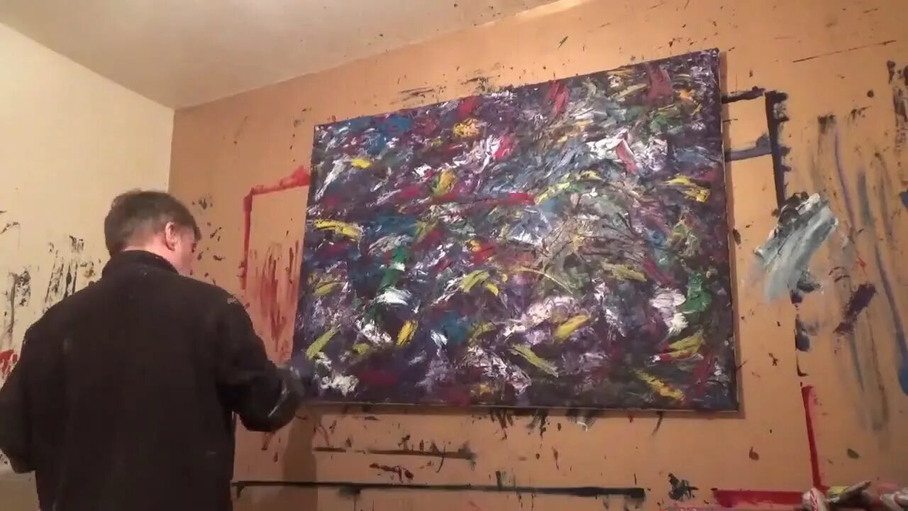 'Follow the Light' - Speedy Abstract Art #Shorts
