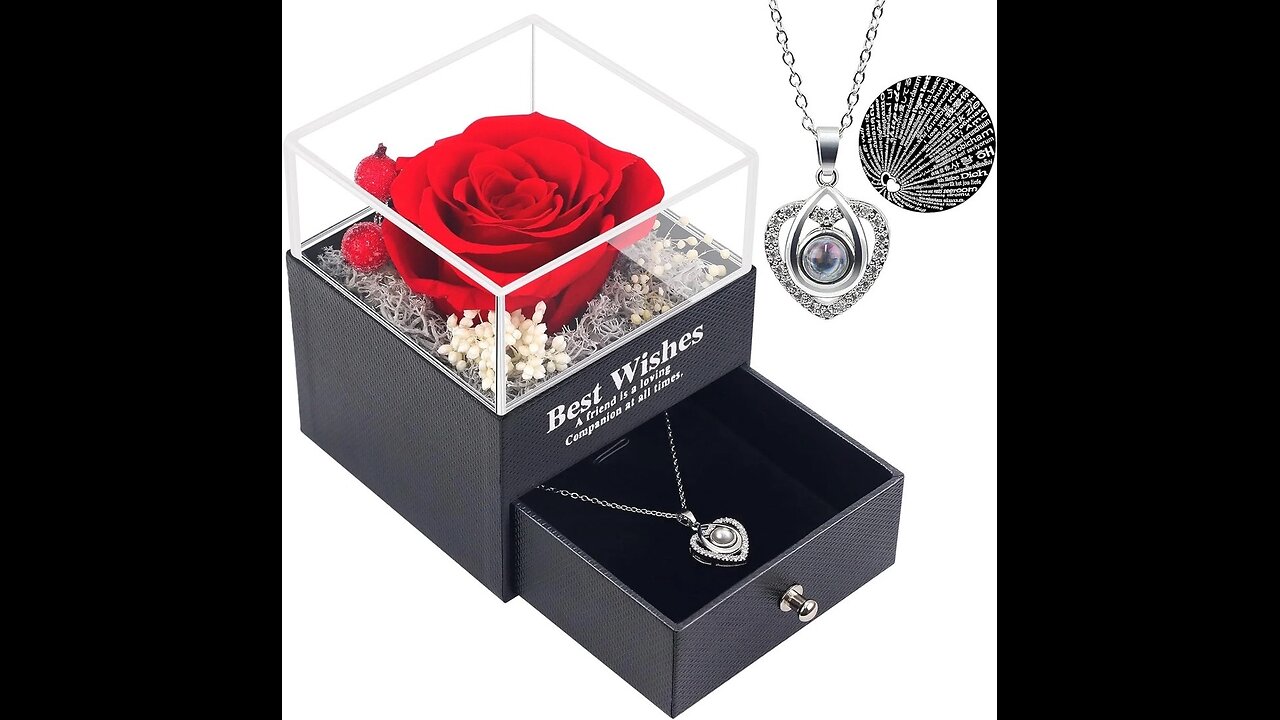 🌹 Eternal Love Rose Necklace Set 🌹 - Valentine's Day!