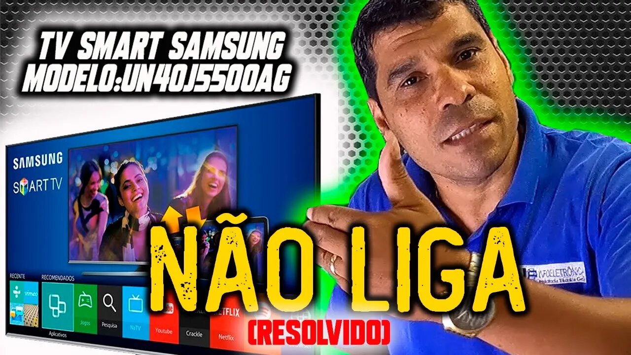 Samsung não liga, modelo un40j5500 (resolvido) #tvsamsung, #SegueErly, #samsungnãoliga