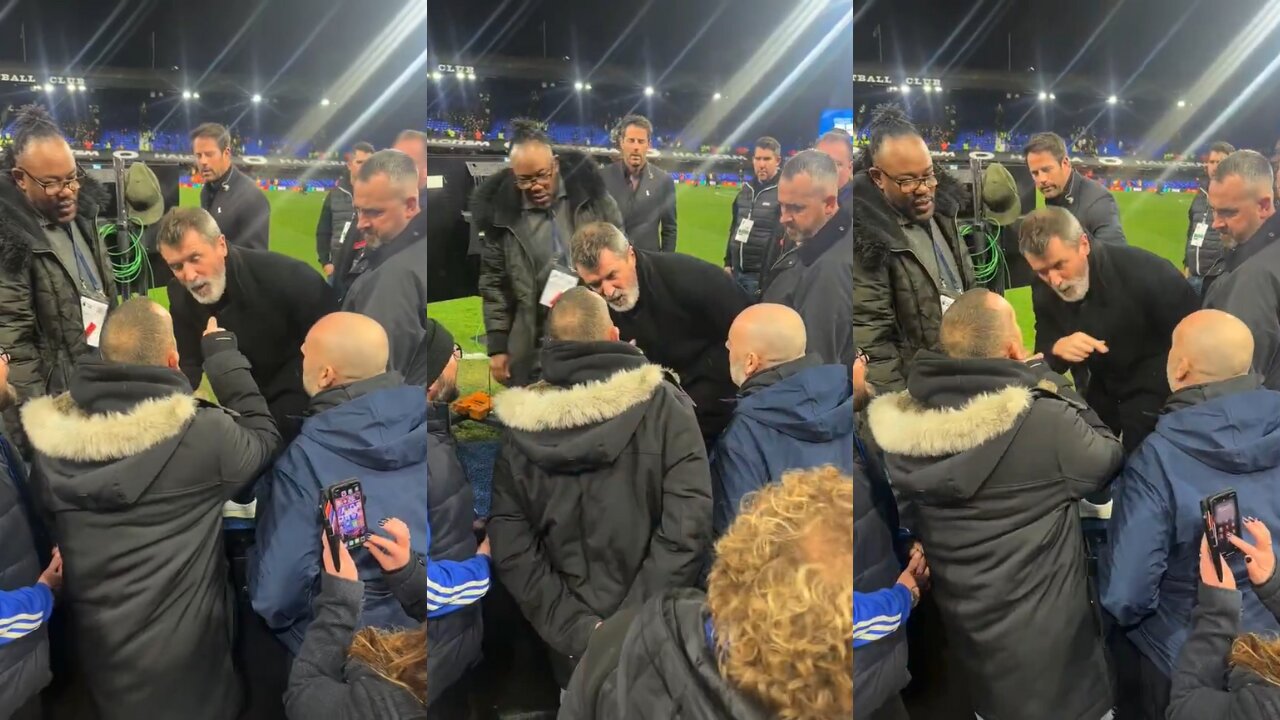 Roy Keane Heated Confrontation with an Ipswich Town Fan after the Draw with Manchester United