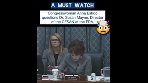 Congresswoman questions the FDA🤯Why are they even a company 🙄