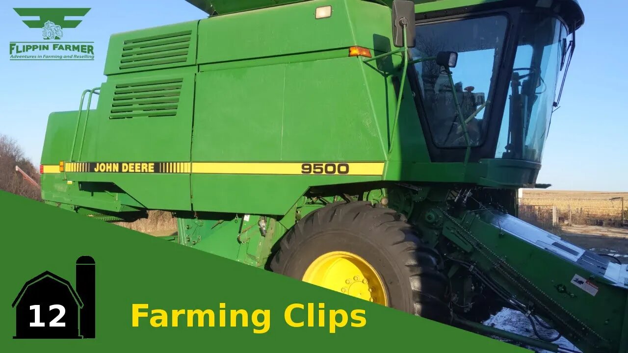 Farming Clips from 2019 - Planting, Flooding, Feeding Cows, and Emptying Bins