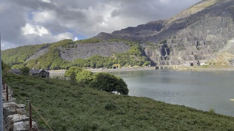 Hiking in Dinorwic Quarry