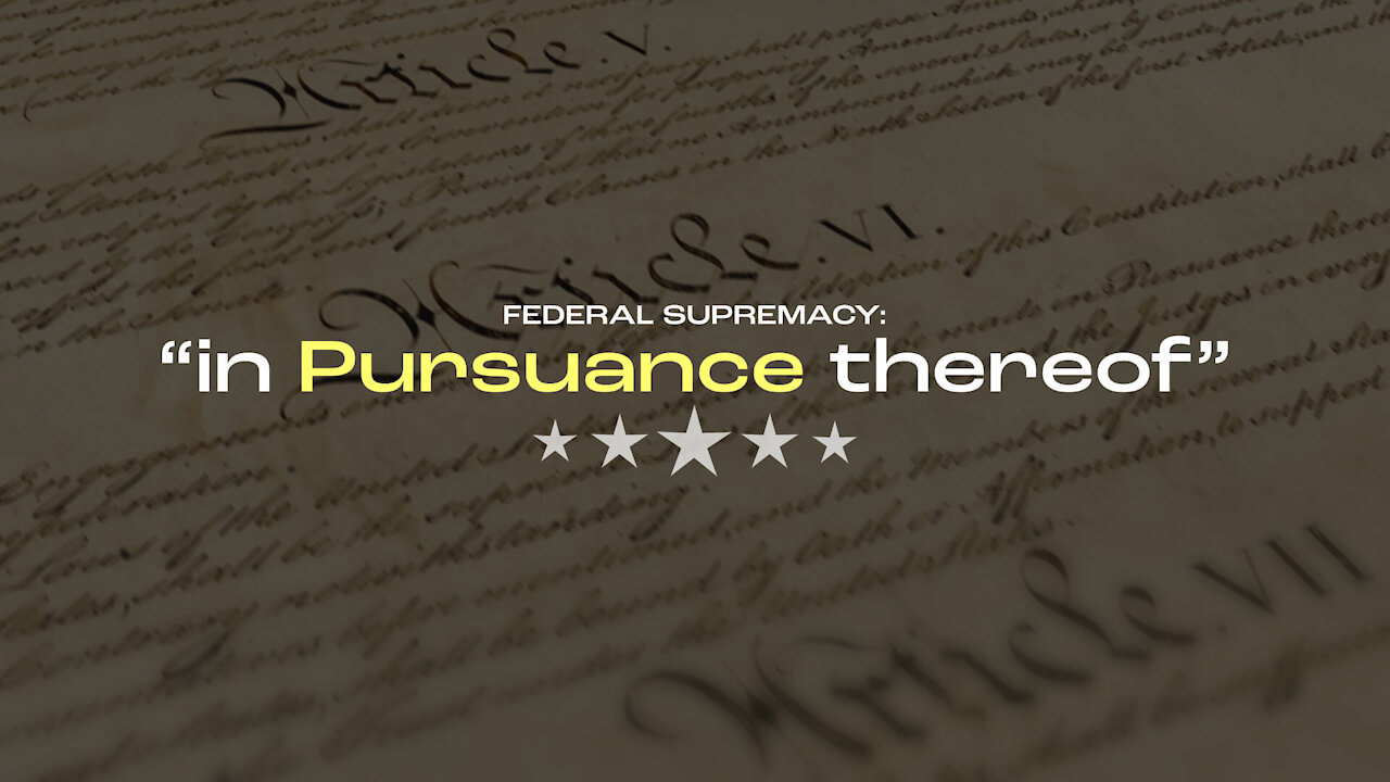 The Supremacy Clause: An Introduction