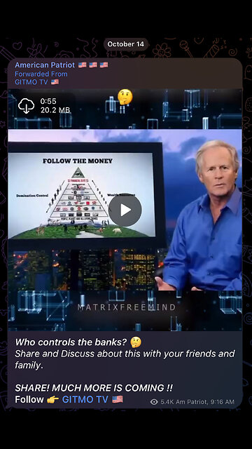 Who controls the banks? 🤔 Share and Discuss about this with your friends and family.