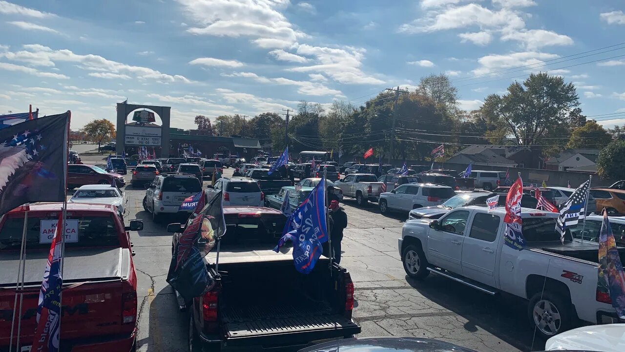 2020 Trump Train Rally (Woodward Ave)