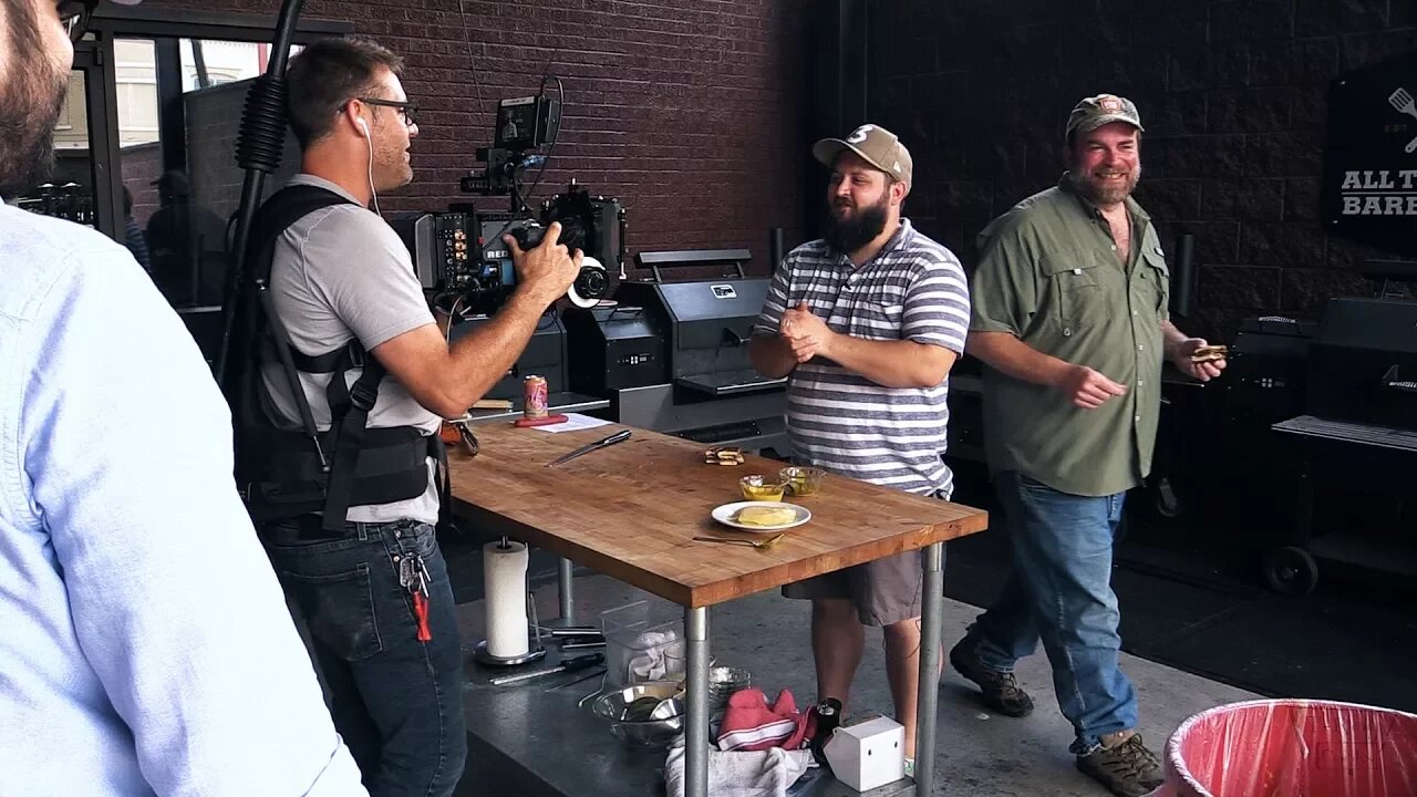 Behind the Scenes at All Things BBQ Video Shoot