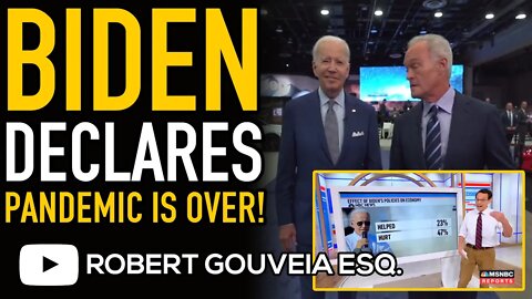 Biden Declares PANDEMIC is OVER in Bizarre 60 Minutes Interview