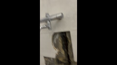 Water leak inside wall