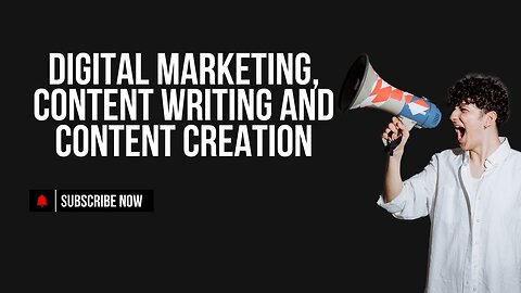 Digital Marketing, Content Writing And Content Creation.