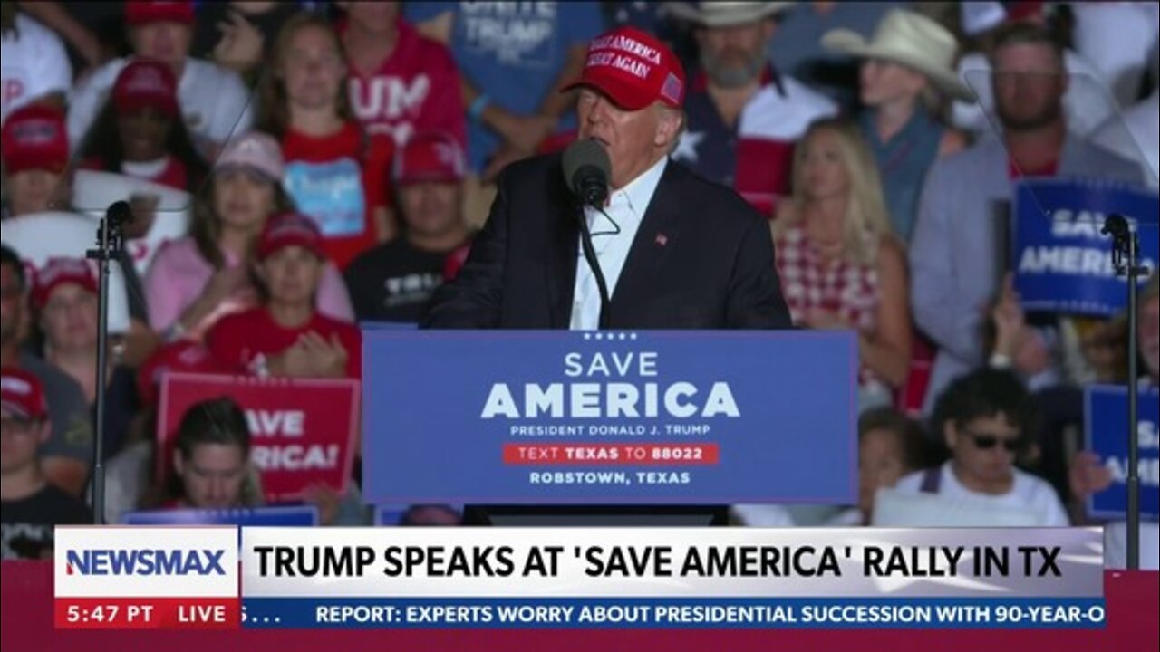 Former President Donald Trump Save America Rally in Texas | FULL SPEECH