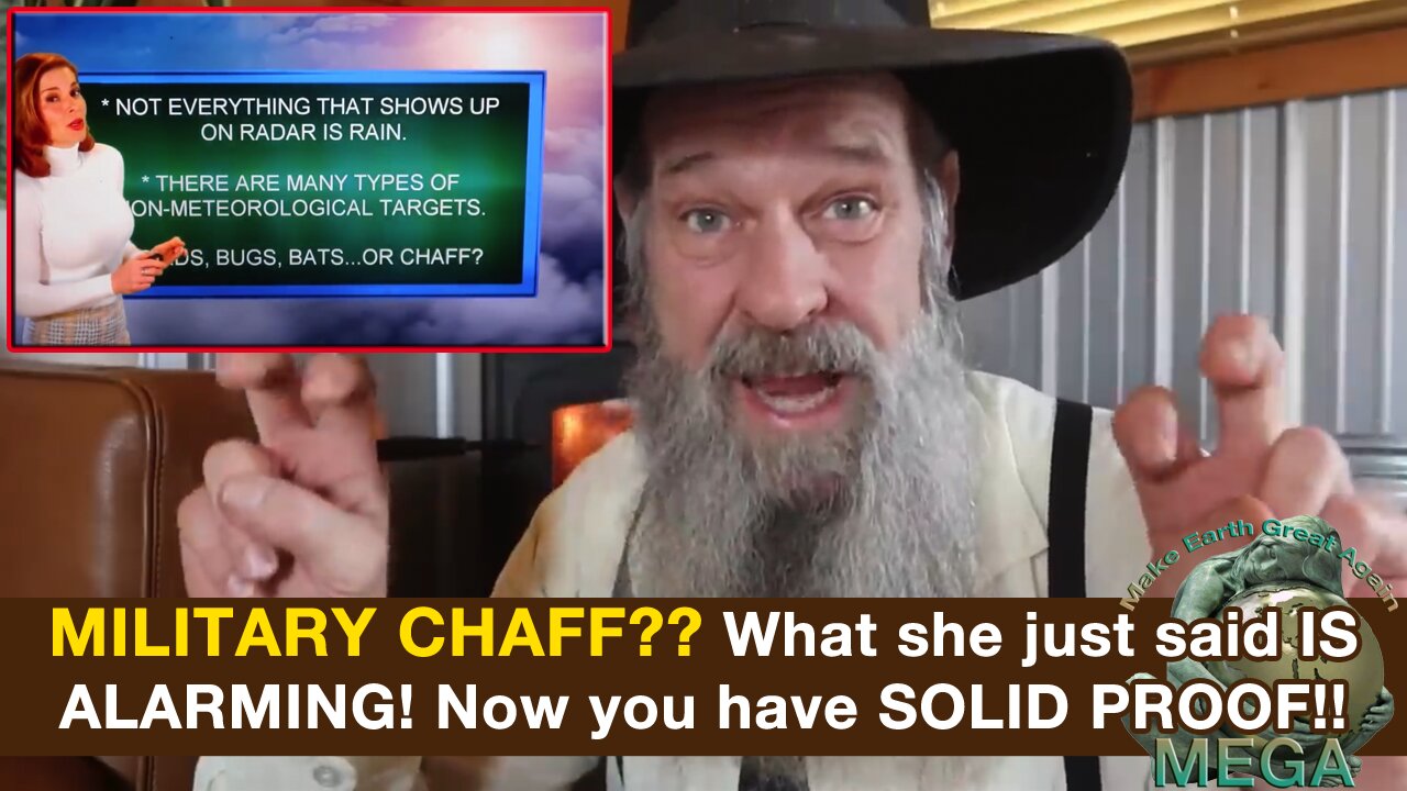 MILITARY CHAFF?? What she just said IS ALARMING! Now you have SOLID PROOF!!