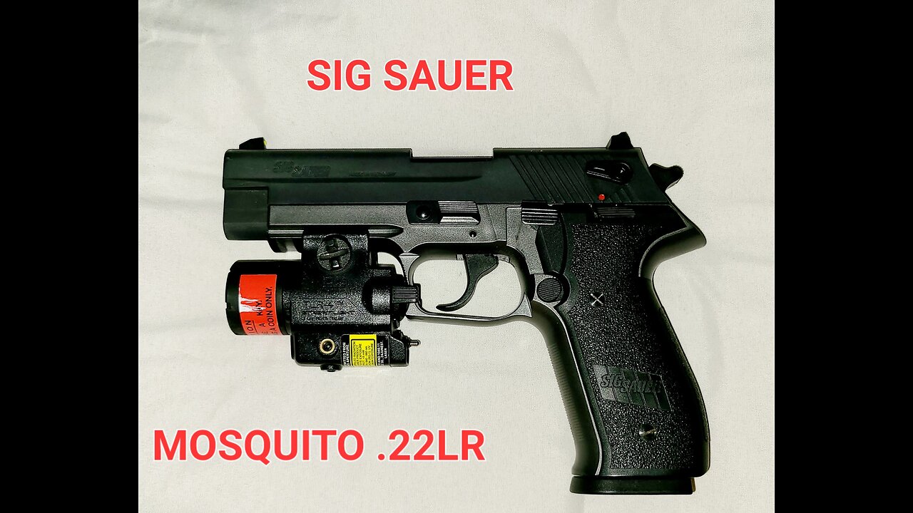 SIG SAUER MOSQUITO 22LR PISTOL W/ STREAMLIGHT TLR-4 LIGHT & LASER