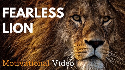 Become A Fearless Lion🦁 | Motivational Video