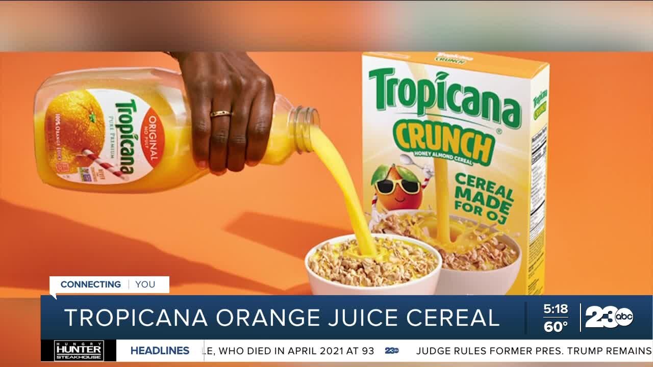 Tropicana Crunch: The cereal made to be used with orange juice