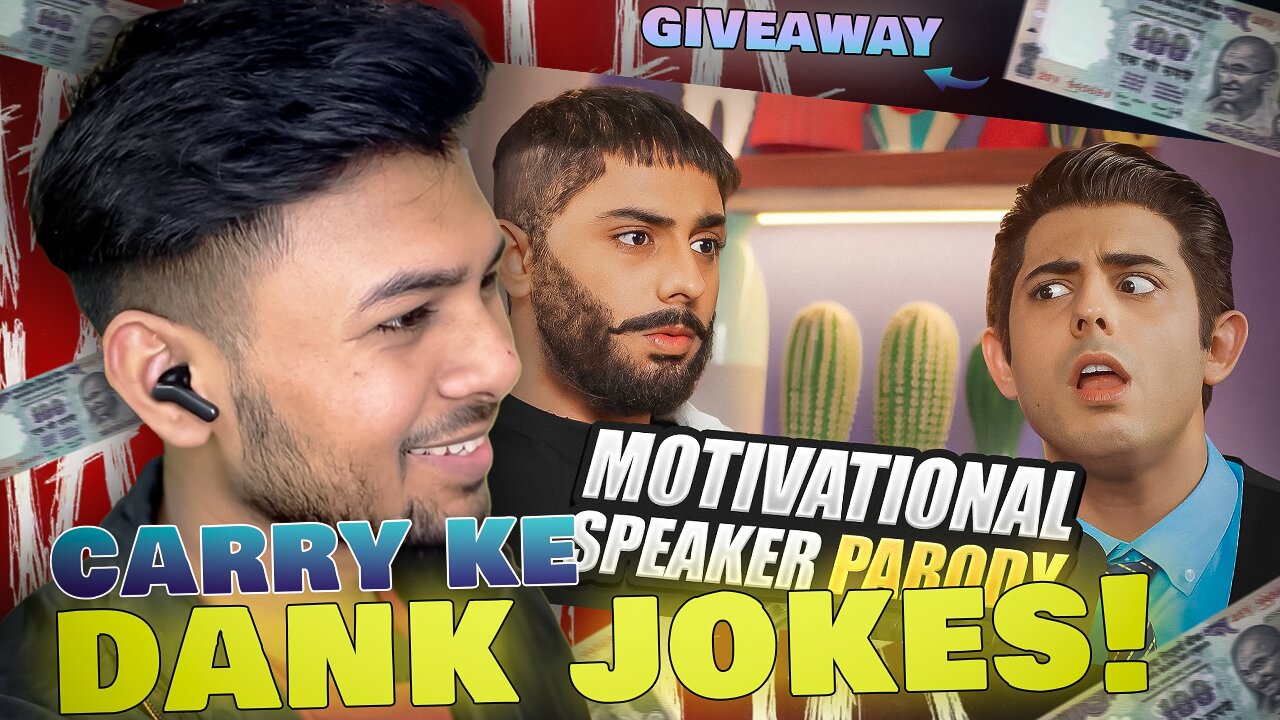 MOTIVATIONAL SPEAKER PARODY | CARRYMINATI