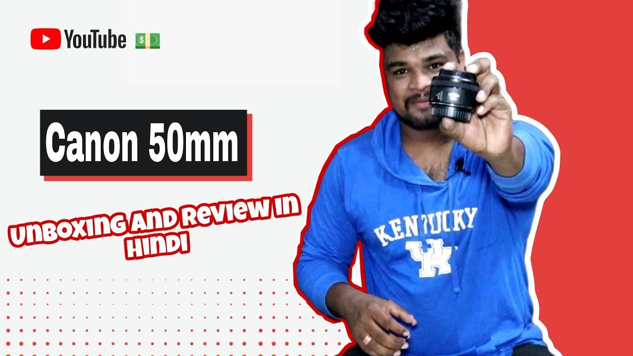 Canon 50mm unboxing Hindi and review Canon 200d mark ii