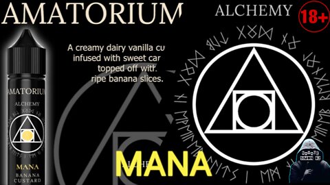 AMATORIUM MANA "BANANA CUSTARD" 🔞 #amatoriumliquids #bana #thealchemyrange #ukeliquid