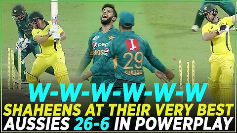 2️⃣6️⃣-6️⃣ in Powerplay | Pakistan's Commanding Performance vs Australia | PCB | M7C2A