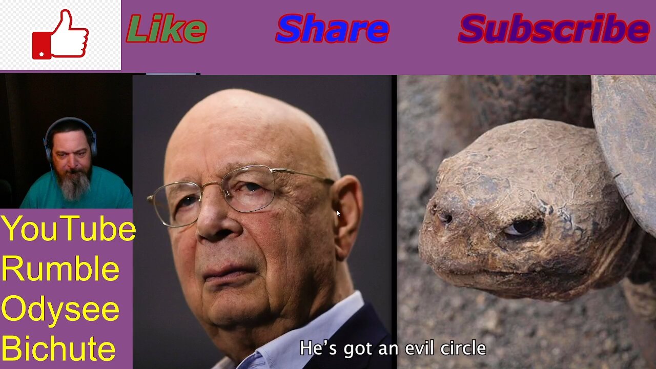 Klaus Schwab Looks Like A Turtle Reaction