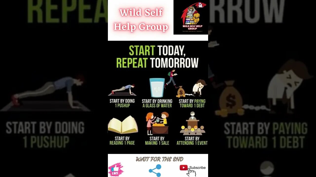 🔥Start today repeat tomorrow🔥#shorts🔥#wildselfhelpgroup🔥20 April 2022🔥