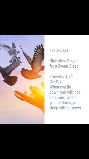 Nighttime Prayer for a Sweet Sleep #Shorts