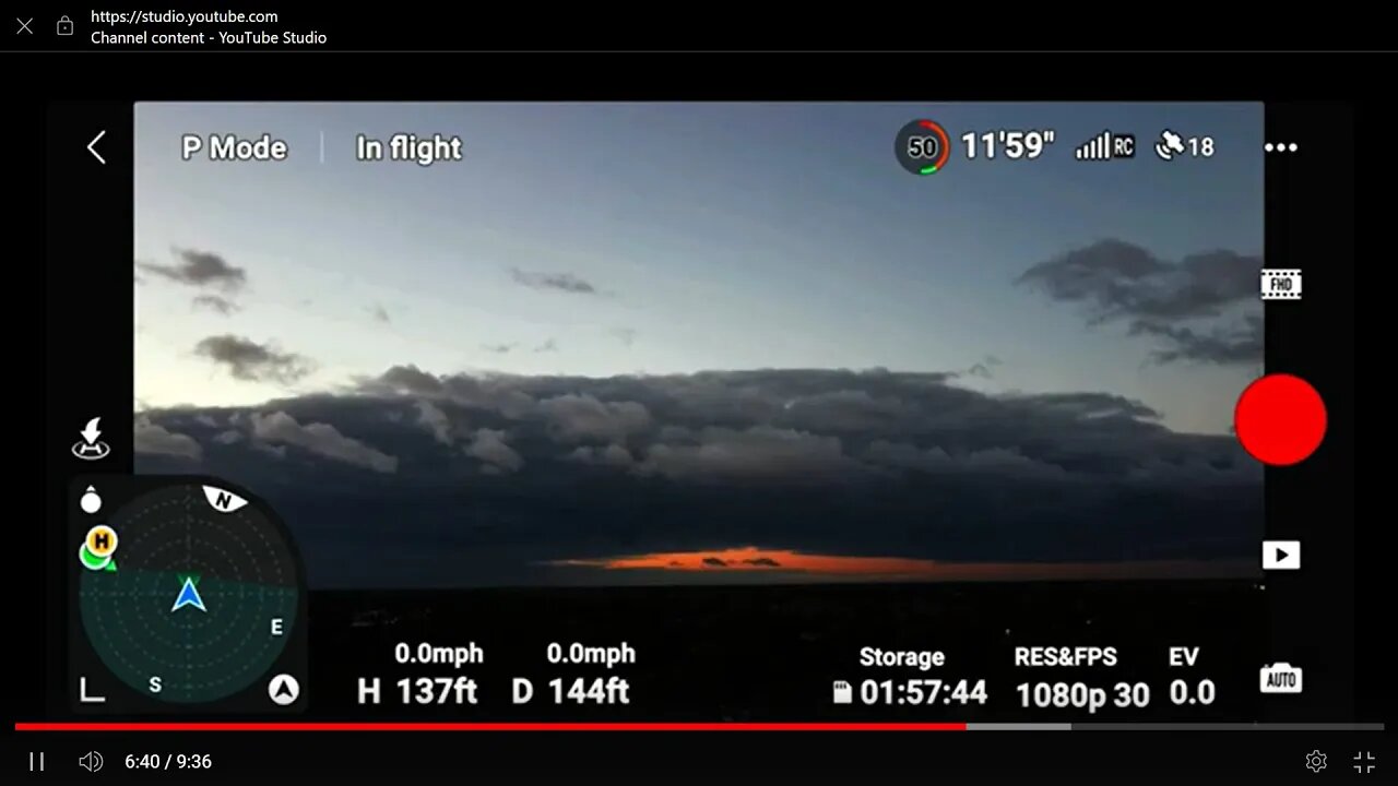 Planet X Nibiru Update, Drone showing a wild sky in Michigan