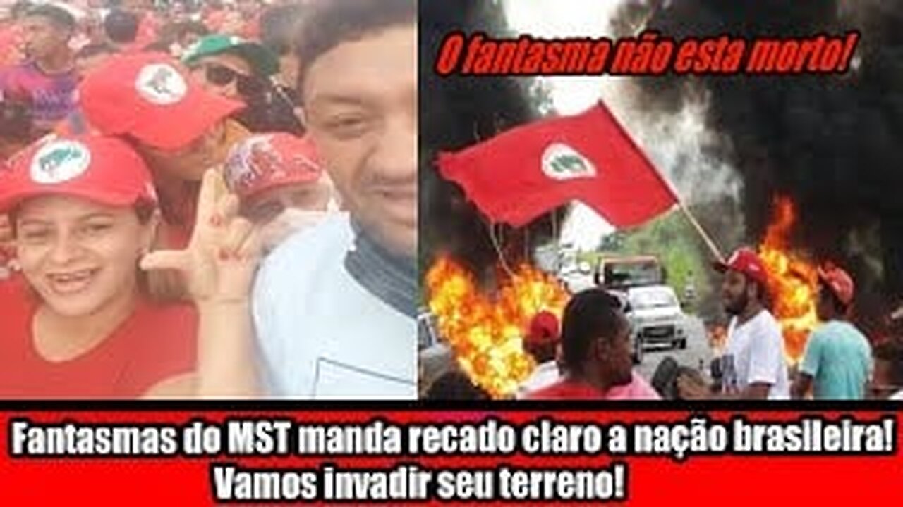 Fantasmas do MST manda recado claro a nação brasileira! Vamos invadir seu terreno!