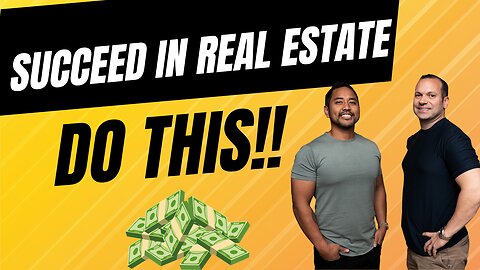 Do THIS to Succeed in Real Estate Investing 💰