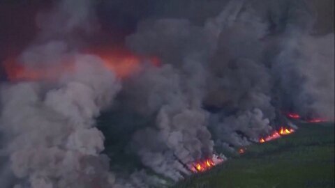 Wildfires continue to burn in British Columbia, Northwest Territories