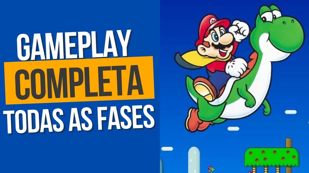 Super Mario World HD - Super Nintendo - Jogo completo