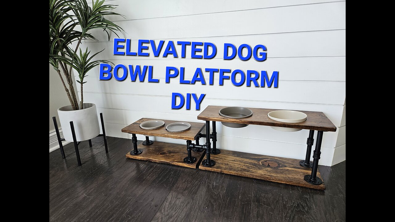 DIY Elevated Dog Bowl Platform | Feeder Stand