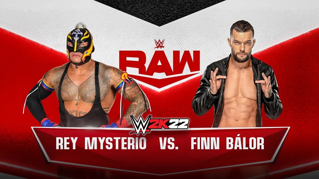 WWE 2K22: Rey Mysterio Vs. Finn Bálor - WWE Raw - Epic Gameplay!