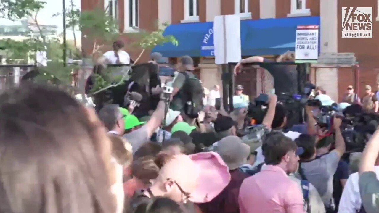 Anti-Israel Demonstrators Breach Fence Surrounding DNC