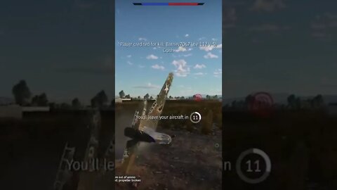 (war thunder) best crash landing