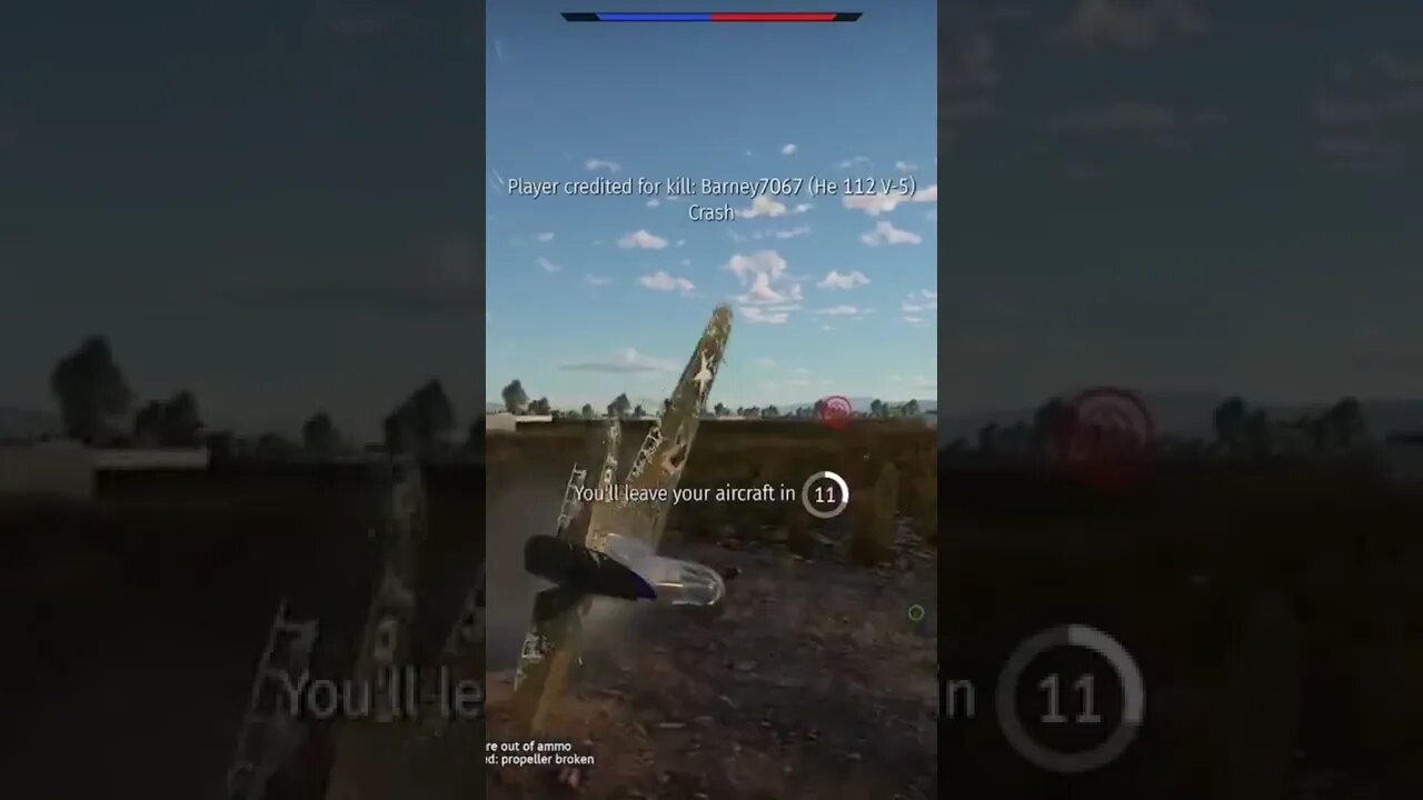 (war thunder) best crash landing