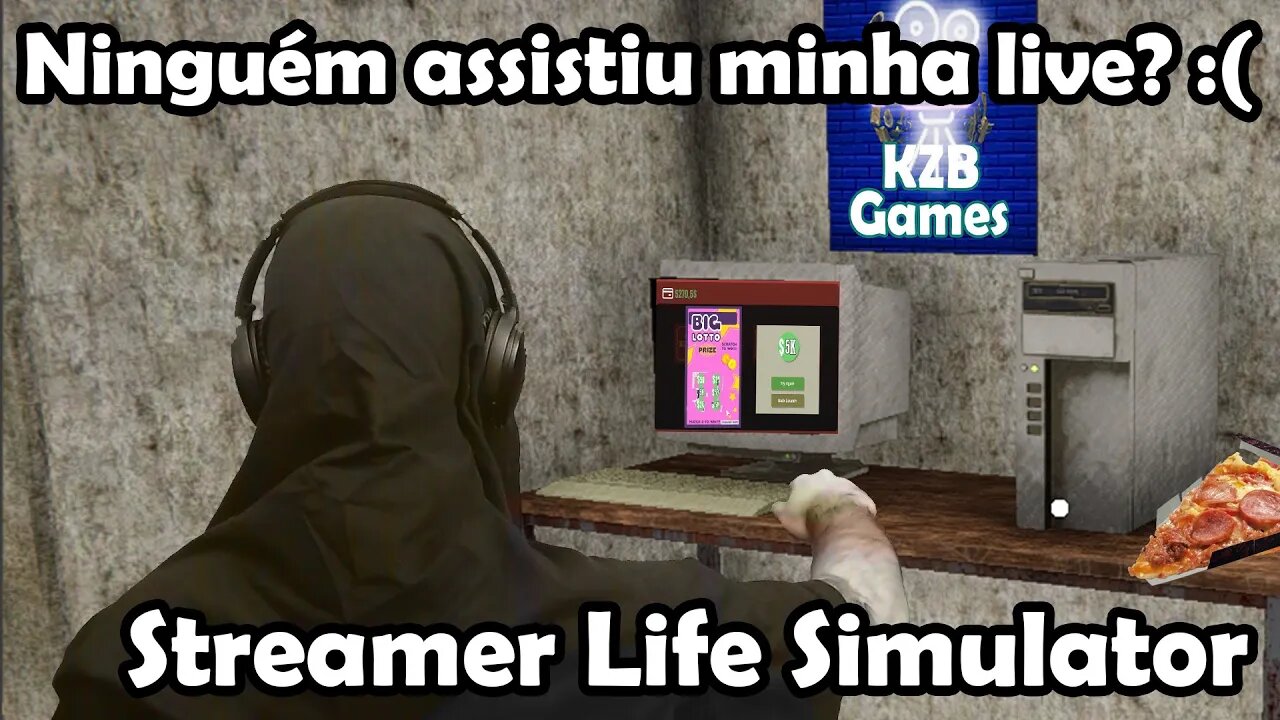 Fiquei sozinho na live? ☹ Streamer Life Simulator Gameplay PT BR