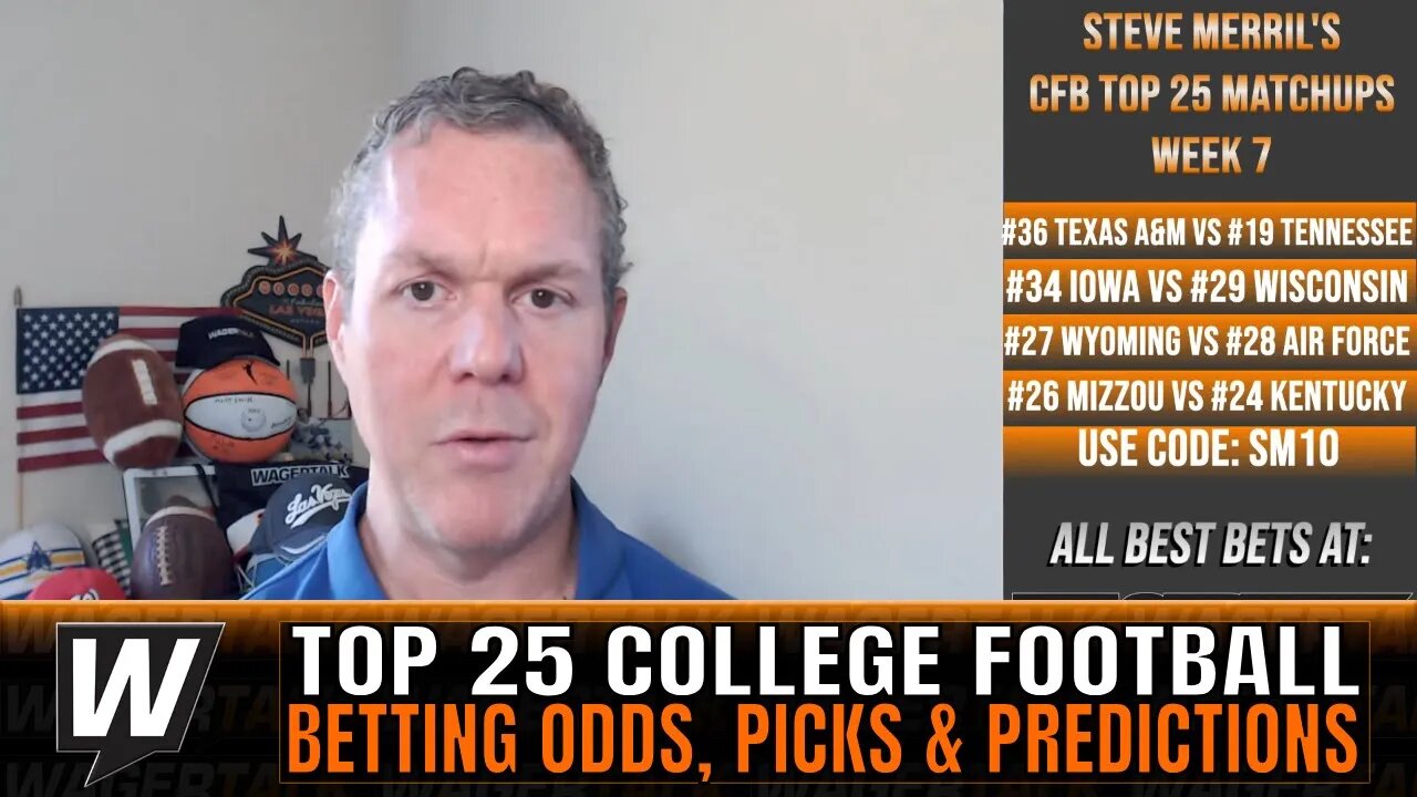 College Football Week 7 Picks and Odds | Top 25 College Football Betting Preview & Predictions