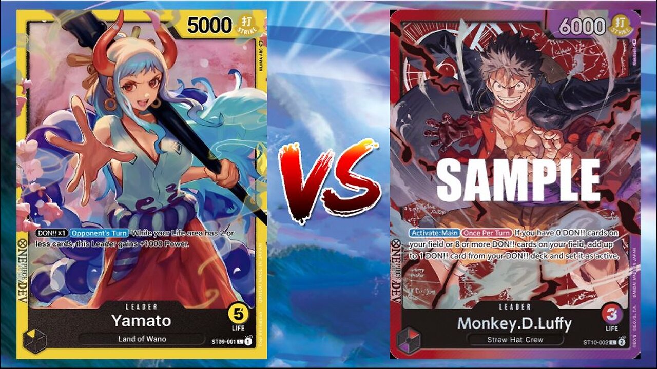 One Piece TCG Yamato Big Mom VS Purple Red Luffy!!