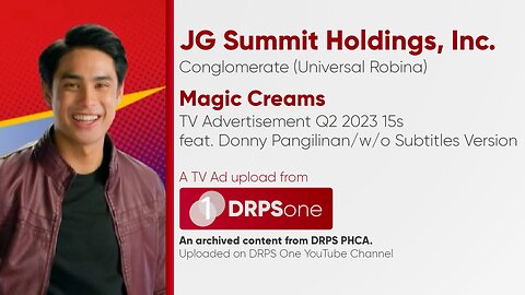 Magic Creams TV Ad Q2 2023 15s with Donny Pangilinan (Philippines, Without Subtitles Version)