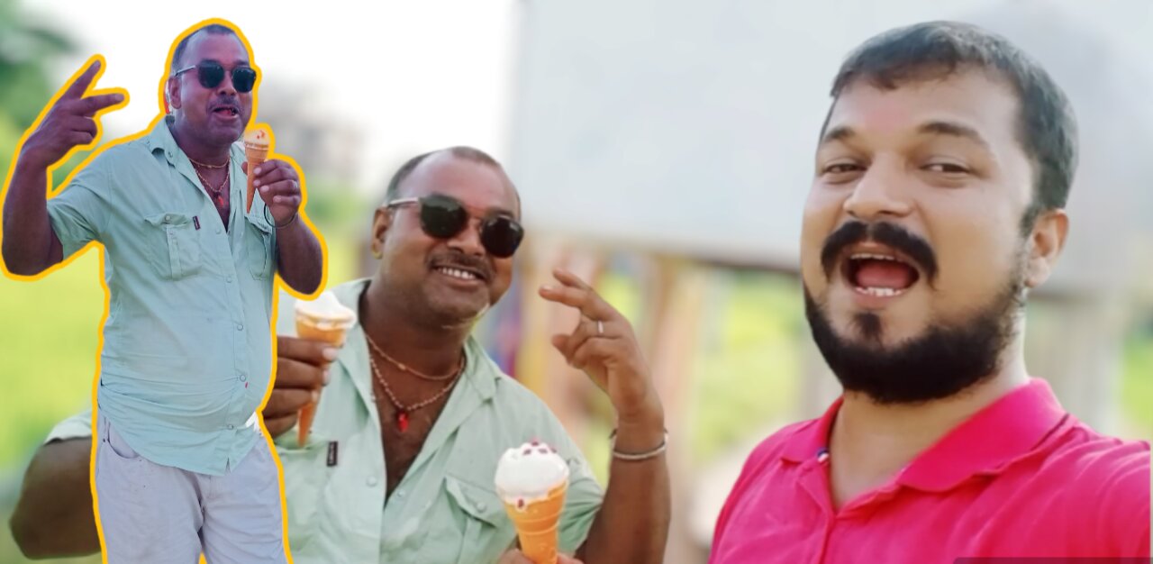 पुन्टेदाइ साथमाICE-CREAMहातमा ||धेरै दिनपछि खाईयाे ICE-CREAM||नाम रहेछ अम्रितसर||Saurab vlogs 🍨