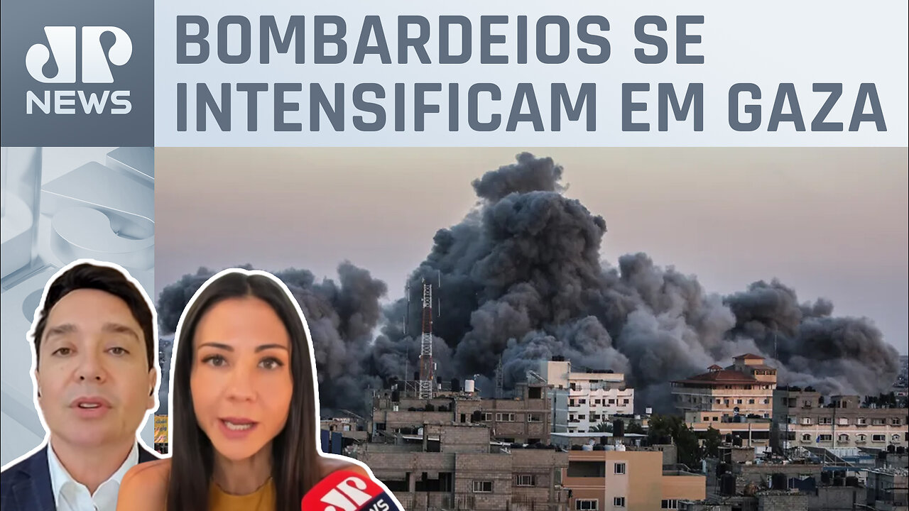 Guerra Israel-Hamas chega à quarta semana; Amanda Klein e Dantas analisam próximos passos